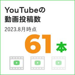 YOUTUBEの動画投稿数